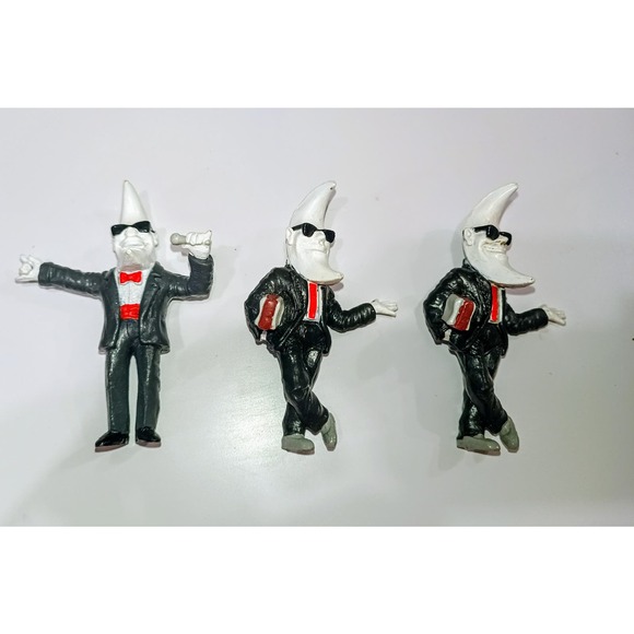 McDonalds 1988 Mac Tonight (Moon Man) Figures Mac is Cool 3 Pcs - Picture 1 of 4